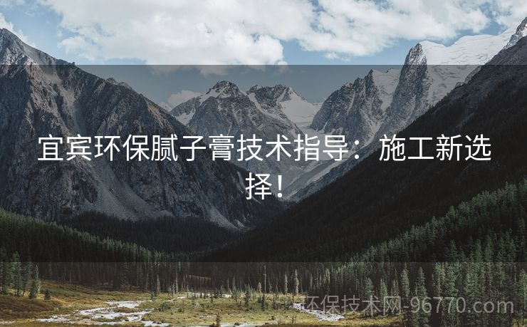 宜賓環(huán)保膩子膏技術(shù)指導(dǎo)：施工新選擇！