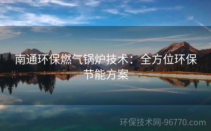 南通環(huán)保燃氣鍋爐技術(shù)：全方位環(huán)保節(jié)能方案