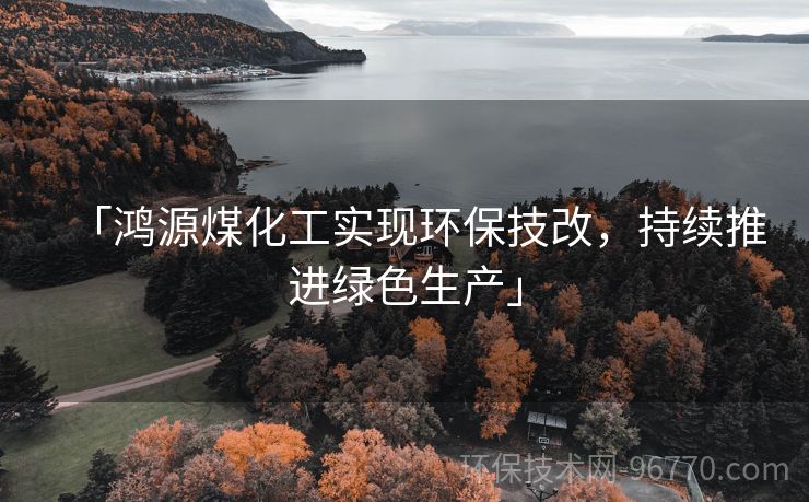 「鴻源煤化工實現(xiàn)環(huán)保技改，持續(xù)推進綠色生產(chǎn)」
