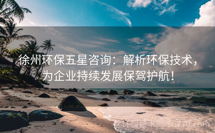 徐州環(huán)保五星咨詢(xún)：解析環(huán)保技術(shù)，為企業(yè)持續(xù)發(fā)展保駕護(hù)航！